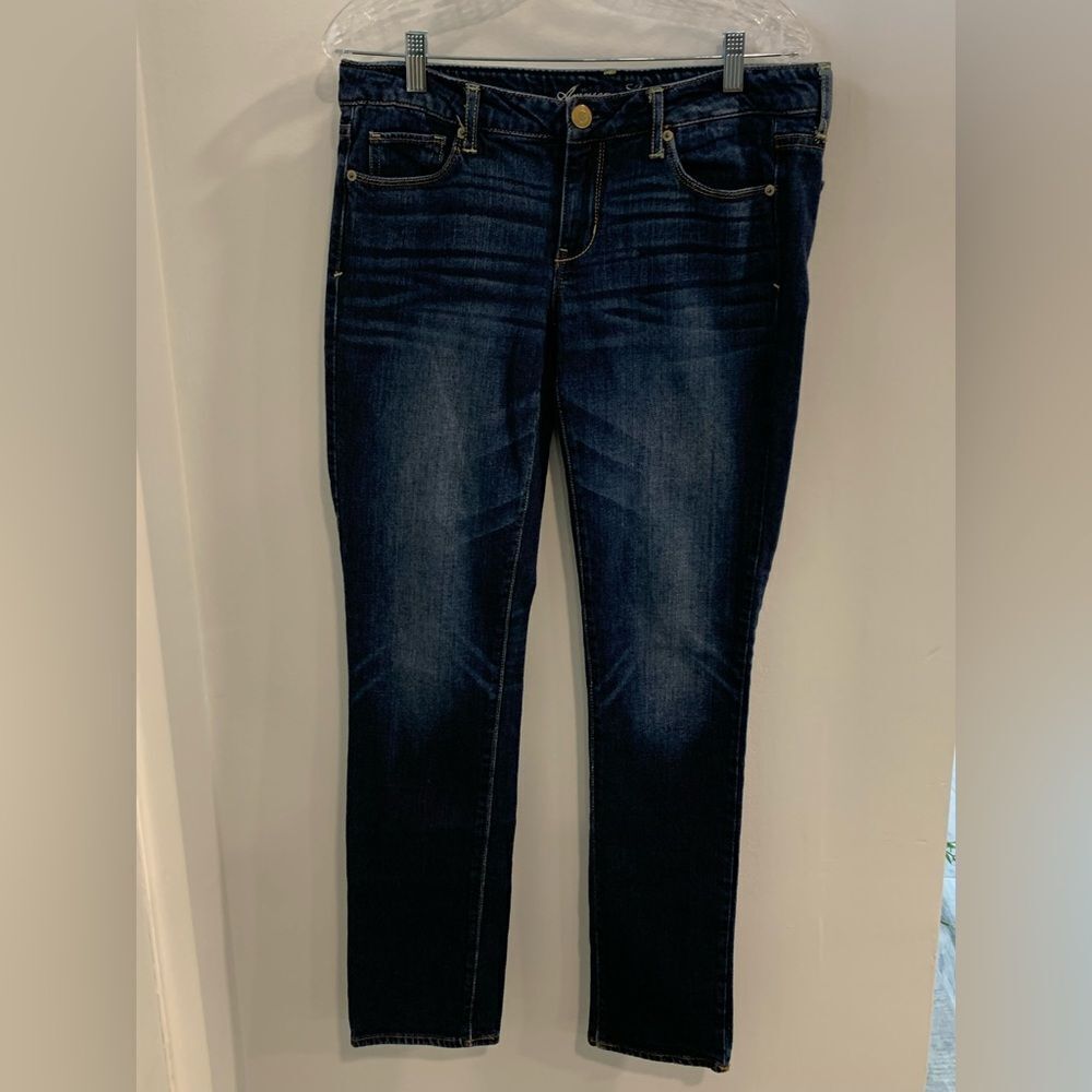 American Eagle Outfitters Blue Skinny Jeans Premium Denim